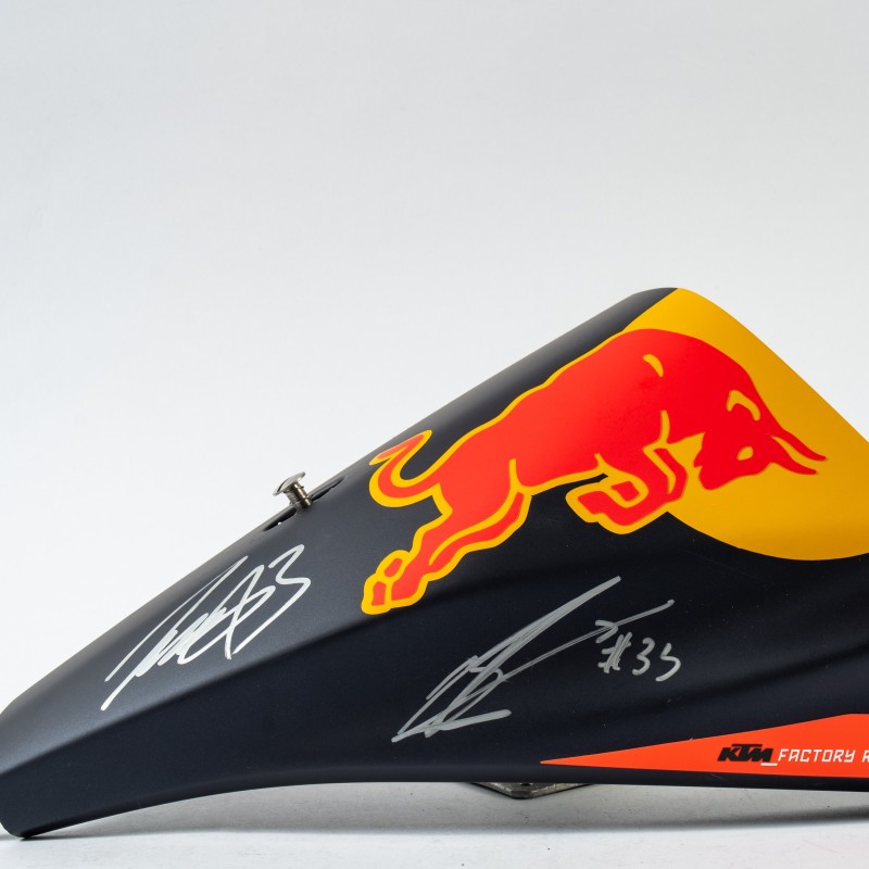 Signed Protectors by Jack Miller and Brad Binder, Red Bull KTM Factory Racing