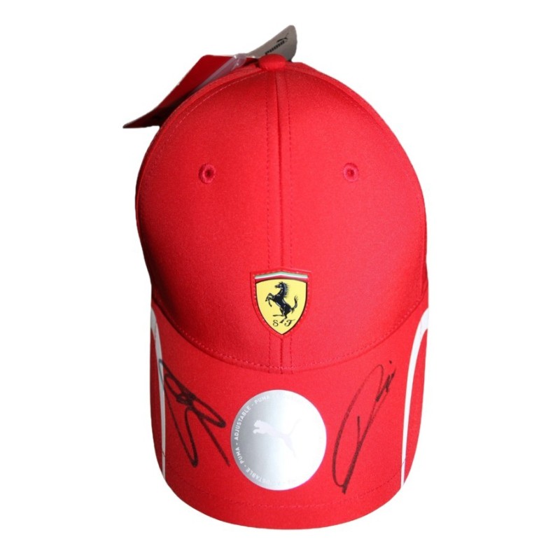 Official Ferrari Cap, 2024 - Signed by Ollie Bearman and Dino Beganovic