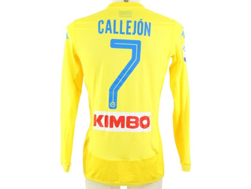 Callejon's Napoli Match Shirt, 2017/18