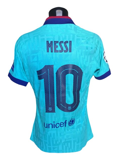 Lionel Messi's FC Barcelona Vs Borussia Dortmund 2019 Match Shirt 