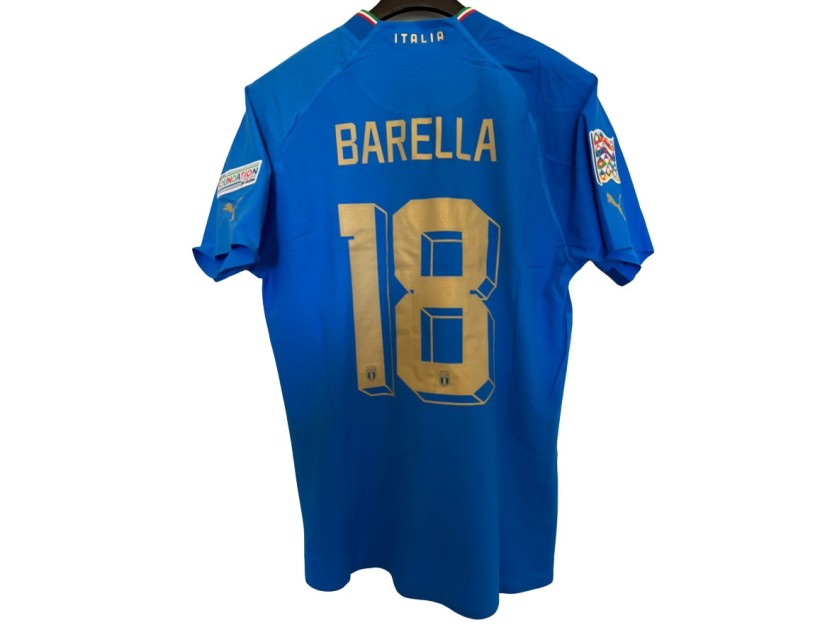 Barella match shirt, Italy vs England 2022