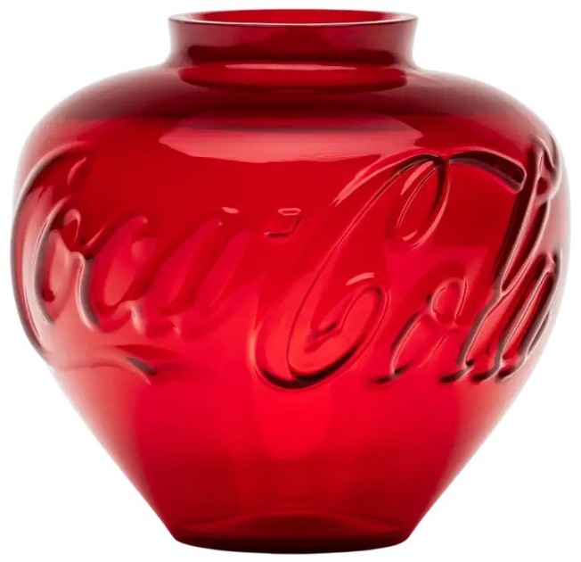 "Coca-Cola Glass Vase"artwork  by Ai Weiwei