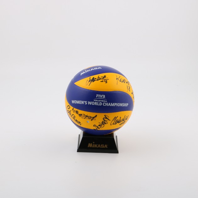Matchball Volley Italian SuperCup A1 2013/2014, signed