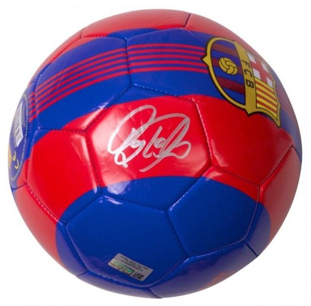 Raphinha Signed Soccer Ball 