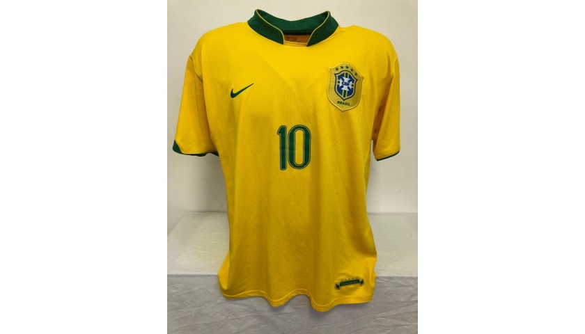 RONALDINHO 2006 FIFA WORLD CUP BRAZIL MATCH WORN JERSEY