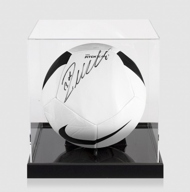 Cristiano Ronaldo's Signed Football In Acrylic Case