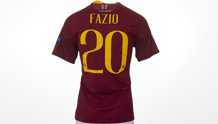Fazio's Worn Shirt, Roma-Porto CL 18/19