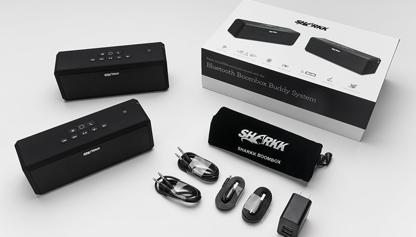 SHARKK Bluetooth Boombox Buddy System 	