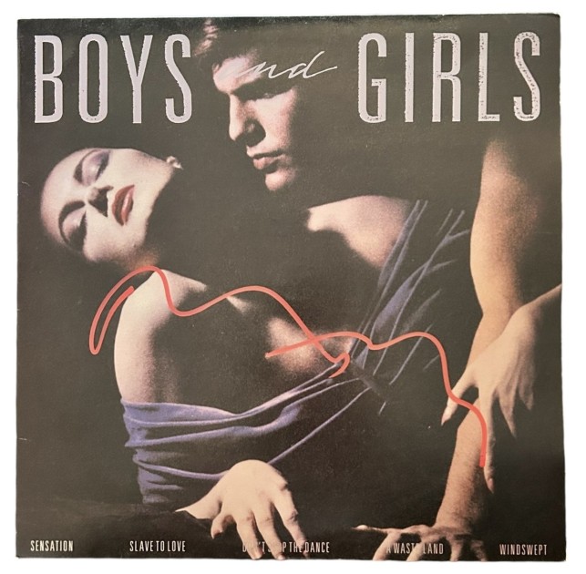 LP in vinile di Bryan Ferry firmato Boys And Girls