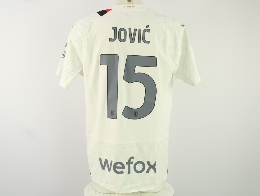 Maglia Jovic indossata Fiorentina vs Milan 2024 