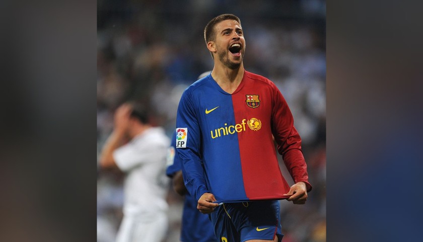 Pique's Barcelona Match Shirt, 2008/09