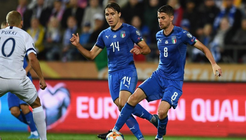 Jorginho’s Match Shirt, Italy-Finland 2019