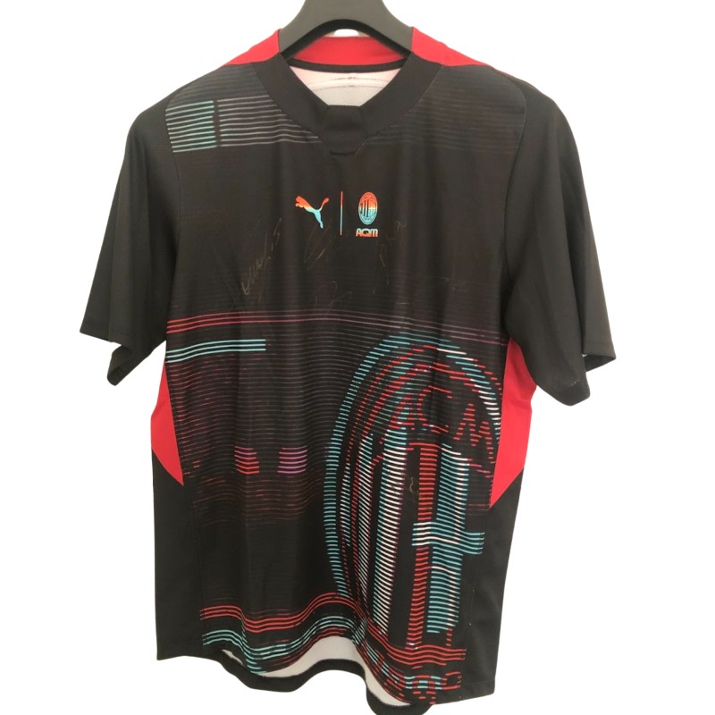 AC Milan Official E-Sports Shirt, 2022/23 - Signed by the Players