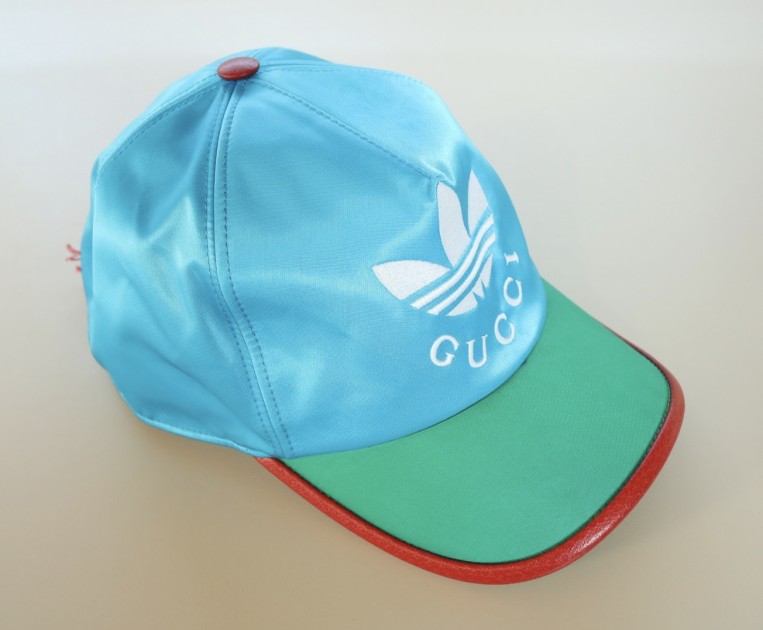 Gucci x Adidas cap autographed by Fedez