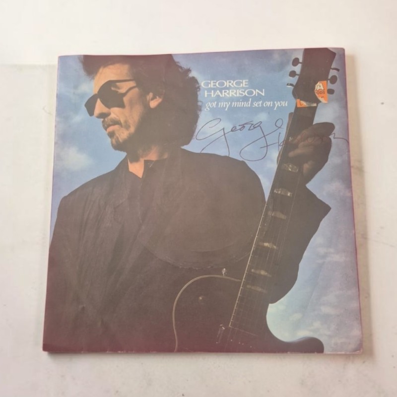 George Harrison of The Beatles Signed 'Got My Mind Set On You' Vinyl LP