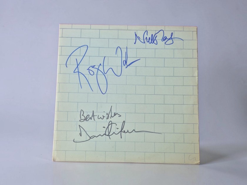 Pink Floyd Signed The Wall Vinyl LP