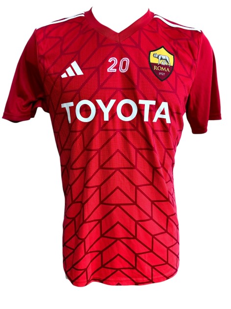 Renato Sanches' Roma Training Shirt, 2023/24