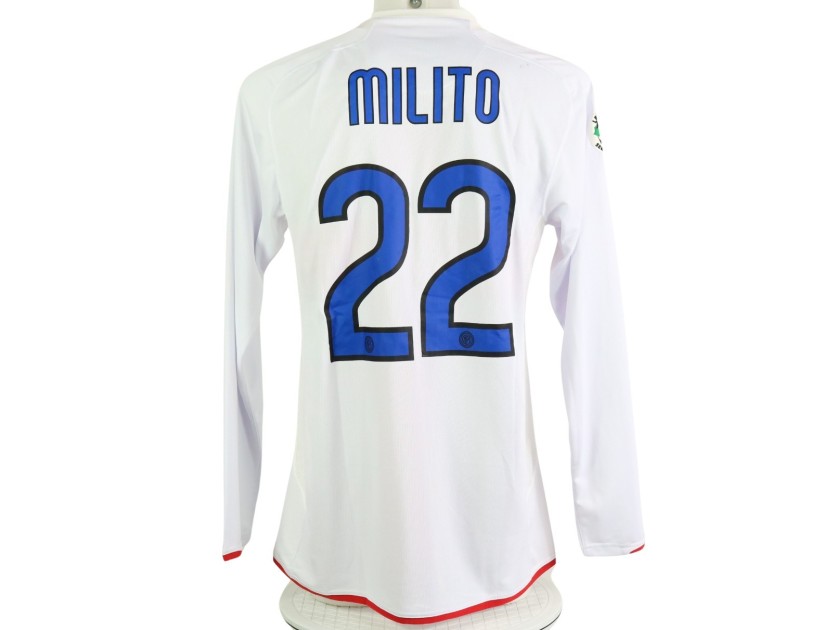 Milito's Match Shirt, Inter vs Lazio 2009