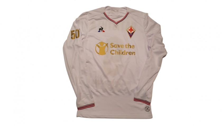 Batistuta's Fiorentina Signed Shirt, 50th Birthday Special Edition