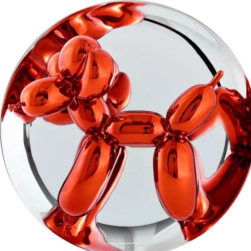 "Balloon Dog (Orange)" opera di Jeff Koons