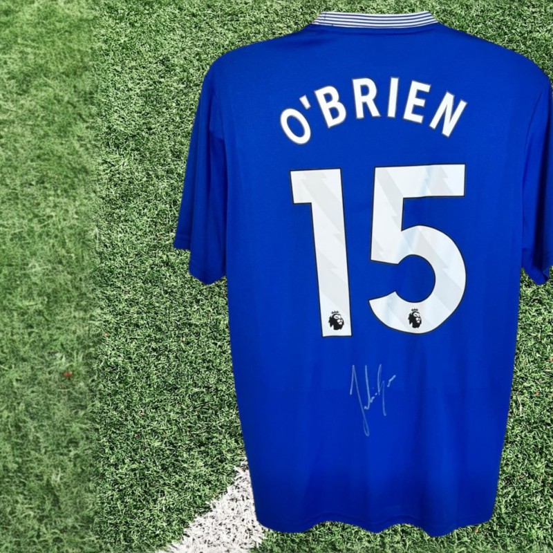 Jake O'Brien Signed Everton 2024-25 Official Home Football Shirt COA