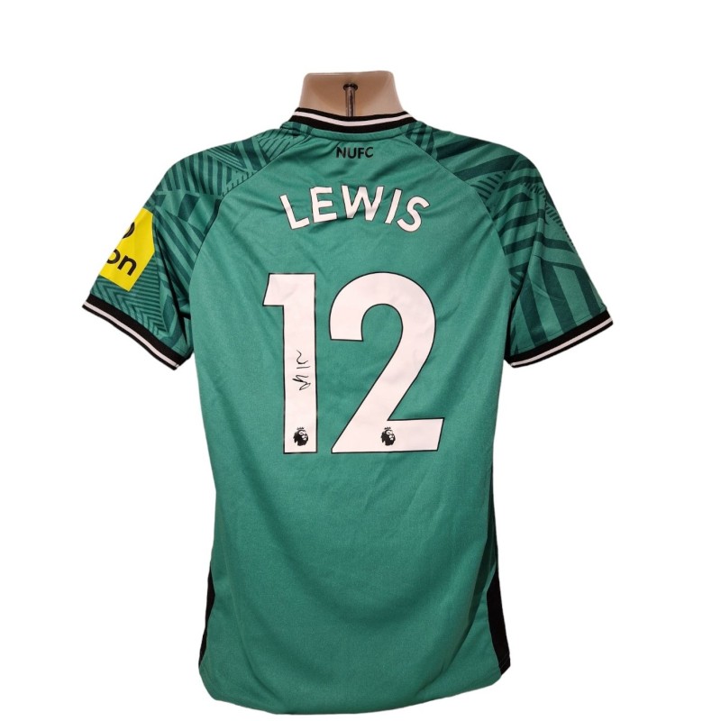 Jamal Lewis' Newcastle United 2023/24 Signed Official Away Shirt 