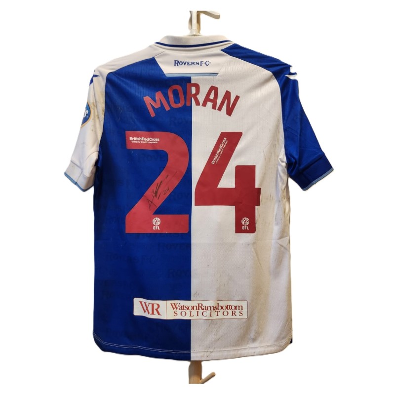 Andrew Moran's Blackburn Rovers 2023/24 Signed Match Worn Shirt