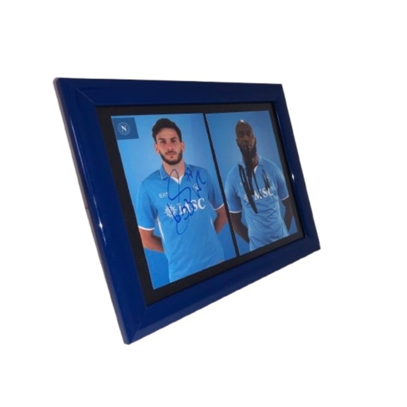 Framework Photographs, 2024/25 - Signed by Lukaku and Kvara