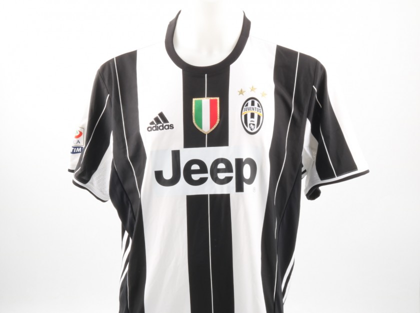 Pogba Official Juventus Shirt, 2015/16 - Signed by the Players