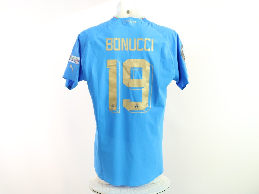 Bonucci's Match-Issued Shirt Italy vs Argentina 2022 - Finalissima