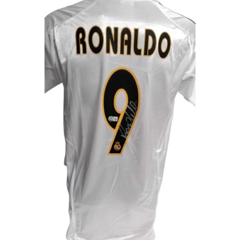 Maglia replica Ronaldo Real Madrid, 2002/03 - Autografata