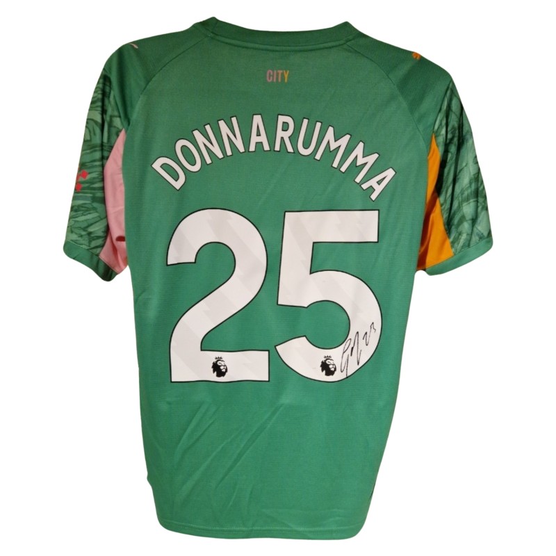 Gianluigi Donnarumma Signed Manchester City 2025-26 Football Shirt
