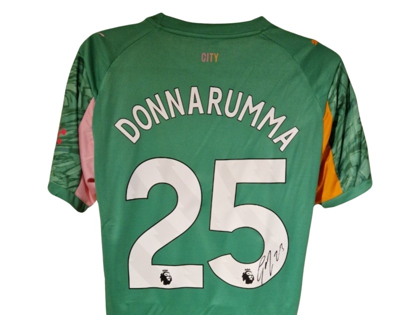 Gianluigi Donnarumma Signed Manchester City 2025-26 Football Shirt