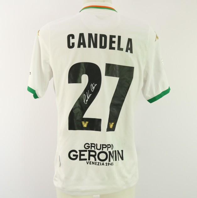 Candela's Unwashed Signed Shirt, Venezia vs Brescia 2024