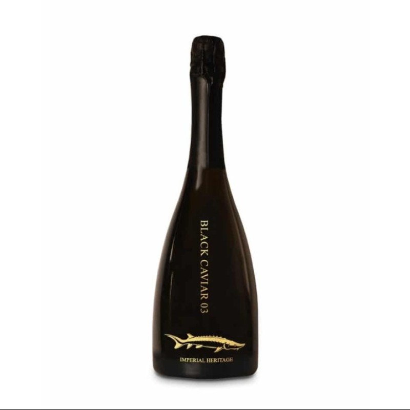 2 Sparkling Wine Bottle Black Caviar 03 Imperial Heritage