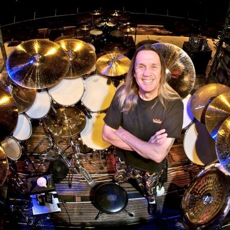 Nicko McBrain's Iron Maiden Full Drum Kit from 'A Matter of Life and Death' Tour, 2006-2007