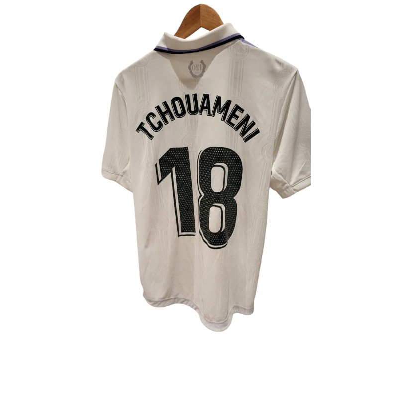 Aurelien Tchouameni's Worn and Unwashed Shirt, Getafe-Real Madrid 2022 