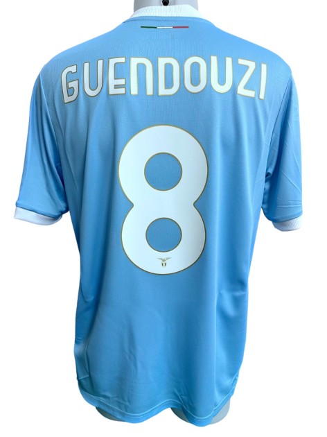 Guendouzi's Issued Shirt, Lazio vs Empoli 2024 - Special 50th Anniversary First Scudetto