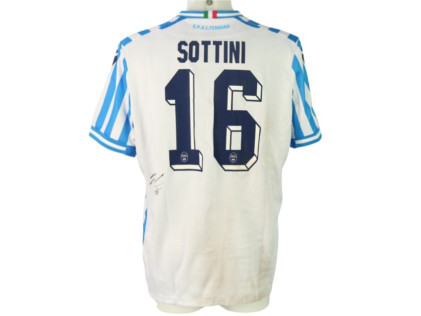 Sottini's Signed Unwashed Shirt, Sestri Levante vs SPAL 2024 