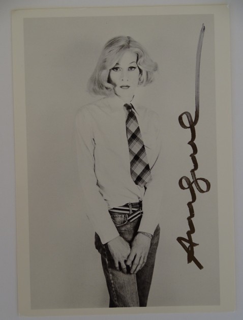 Andy Warhol Signed Postcard