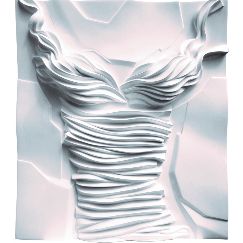 Flavio Lucchini Art - Dress Memory N°27, Tribute to Valentino