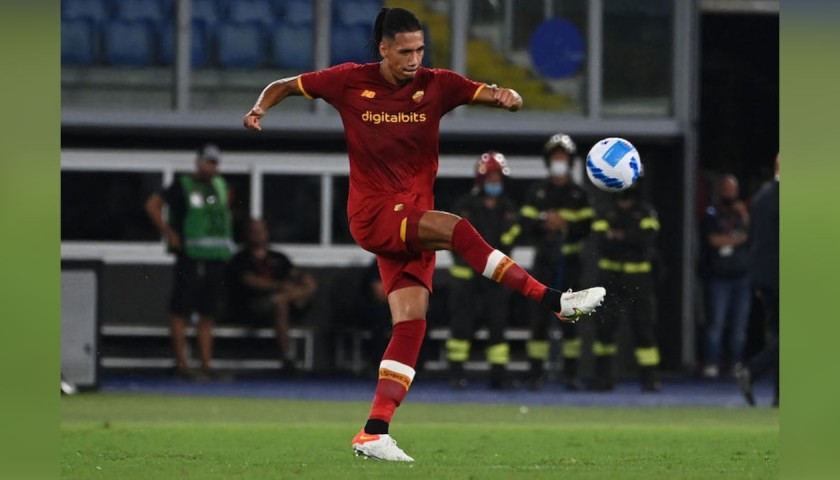 Smalling's Match Issued Shirt, Roma-Sassuolo 2021/22 Special UNHCR