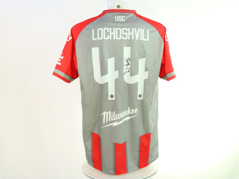 Lochoshvili's Signed Unwashed Shirt, Cremonese vs Reggiana 2024