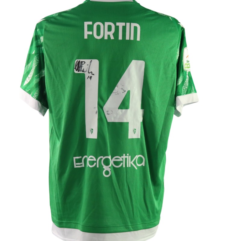 Fortin's Signed Issued Shirt, Padova vs Monza 2026