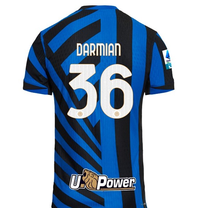 Maglia Inter 2024/25 - firmata con dedica personalizzata di Darmian 