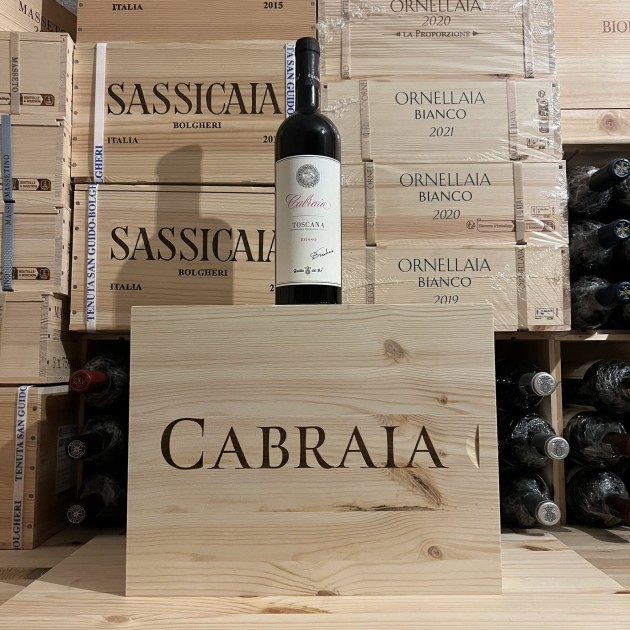 Cabraia 2018 Toscana Rosso IGT Gualdo del Re - Cassa Legno 6 Bottiglie