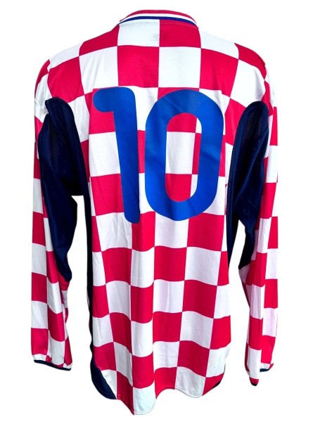Niko Kovac's Croatia Match-Worn Shirt, 2000/01