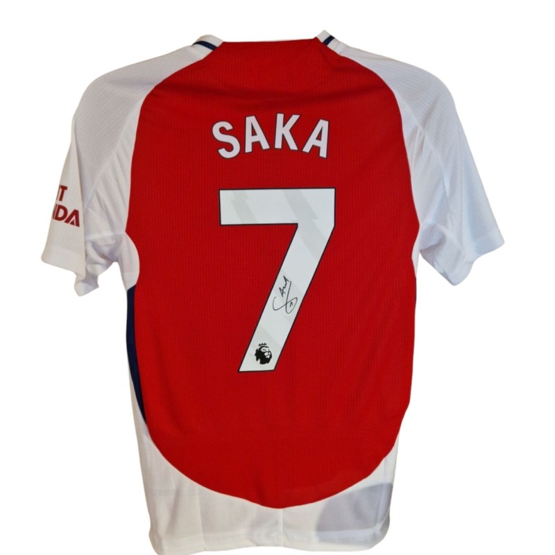 Bukayo Saka's Arsenal 2024/25 Signed Replica Player Version Shirt