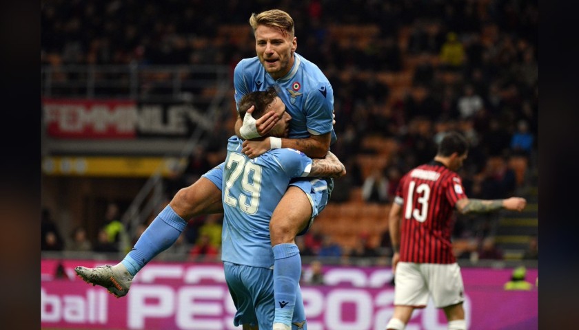 Immobile's Lazio Match Shorts, 2019/20