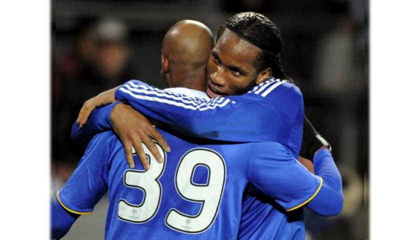 Drogba's Official Chelsea Signed Shirt, 2008/09